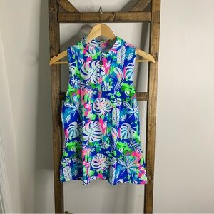 TzuTzu Lucy Short Sleeve Mock - Fantasy Tank Top